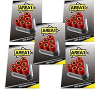 Area1 Set de 5 Galet de Variateur, Rouleaux de Variateur - Libre choix des dimensions - 15 x 12 mm, 16 x 13 mm, 19 x 15 mm 15,5 mm (16x13, 5,5/6,0/6,5/7,0/7,5)