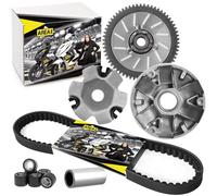Area1 Variateur + courroie trapézoïdale 10" pour 50 cm3 4 temps compatible avec REX RS400 RS450 RS460 RS 500 RS 600 RS700 RS750 RS900, RS Classic, Capriolo QM50QT, Imola, Milano, Monaco, Monza