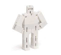 Areaware DWC4W Micro Cubebot Wooden Toy - White