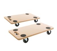 Arebos - Lot de 2 Chariots roulants | Chariot pour Meubles | Plateforme Mobile | Chariot de Transport | Capacité 200 kg