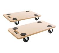 AREBOS 2x Chariots roulant | Chariot pour meubles | Plate-forme mobile | Chariot de transport | Chariot de 200 kg
