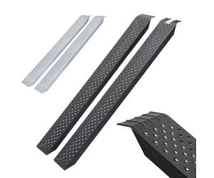 Arebos 2X Rails d'accès | Rails de Chargement Moto | Rail de Chargement Acier galvanisé | 200kg par pièce, 400kg par Paire | Rampes d'accès Moto ATV Quad Voiture Rampe de Chargement Voiture