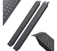 AREBOS 2X rampe d'accès, rampe de chargement moto, rail de chargement acier galvanisé, 200kg par pièce, 400kg par paire, rampes d'accès moto ATV Quad PKW Auto rampe de chargement,rampes d'accès, rampe