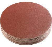 AREBOS 30 x disques abrasifs auto-agrippants, papier abrasif, ponceuse pour cloisons sèches, ponceuse à col long, 225 mm, grain : P80-240
