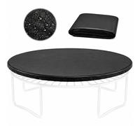 AREBOS Bâche de protection trampoline Ø244 cm, couverture PE 130 g/m², noire