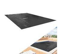 AREBOS Pool bâche/Couverture Solaire | Bâche Solaire carrée Ø 5,49x2,74m Noir | Bâche Solaire épaisseur 120 µm | Chauffage de Piscine pour Chauffer l'eau | Bâche Thermique | Bâche Solaire de Piscine