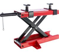 AREBOS Béquille de montage pour moto 500 kg | Réglable en hauteur 95-375 mm | Rouge
