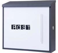 Arebos boîte aux Lettres Design Moderne | boîte aux Lettres Murale | boîte Postale | résistant aux intempéries grâce au revêtement par Poudre | Belle Optique | matériel de Fixation Inclus + 2 clés