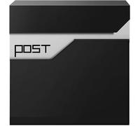 AREBOS Boîte aux Lettres Design Moderne Boîte aux Lettres Murale Acier Inoxydable 370 x 370 x 100 mm