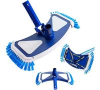 AREBOS aspirateur pour Piscine | avec système de Clip | Raccord pour Tuyau de Piscine Ø 32/38 mm | Brosse de Piscine