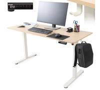AREBOS Bureau électrique 120 x 60 cm réglable en hauteur avec fonction mémoire