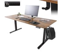 AREBOS Bureau électrique 160x80 cm réglable en hauteur avec fonction mémoire Bureau