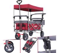 AREBOS Chariot de Transport Pliable de qualité supérieure | Chariot à Main avec système de Sangle à 3 Points | Jusqu'à 100 kg