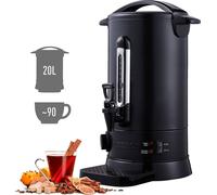 AREBOS Chauffe-vin chaud 20L | 1650W Distributeur de boissons chaudes avec thermostat, noir