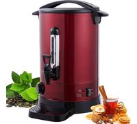Arebos Distributeur de Boisson Chaudes 950W | Chaudière à eau 6,8L 30 Tasses | Marmite à Vin Chaud en Inox | Thé Café Soupe Dispositif de réchauffement | Réglage de la température 30-110°C