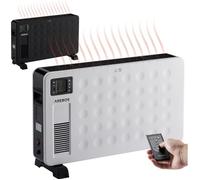 AREBOS Convecteur 2300W | chauffage électrique avec 3 niveaux de chauffage | chauffage par convecteur | chauffage silencieux |Blanc