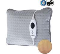 AREBOS Coussin chauffant avec remplissage Arrêt automatique & protection contre la surchauffe Coussin chauffant électrique 6 niveaux de température 44 x 33 cm y compris LED - Télécommande