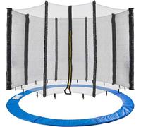 AREBOS Coussin de Protection pour Trampoline 305 cm + Filet pour 8 tiges