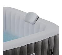 Arebos Coussin Repose-Nuque | appuie-tête pour Spa Pool | Blanc | Mousse PU étanche | résistante aux Produits Chimiques et aux odeurse