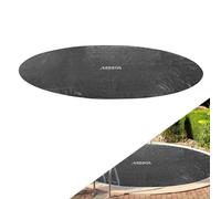Arebos Bâche Solaire de Piscine Ronde Ø 4,57 m Noir | Épaisseur 120 µm | Découpable | Chauffage pour Chauffer l’Eau