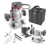 AREBOS Défonceuse électrique Machine à Fraiser 710W avec accessoires de fraisage