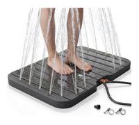 AREBOS Douche de sol pour jardin, piscine et sauna | Douche d'extérieur avec pédale