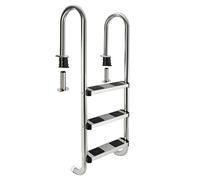 Arebos Échelle de piscine / 3 ou 4 marches (3 marches)