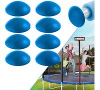 AREBOS Embouts pour trampoline 20 mm, lot de 6, Embouts pour filet de sécurité, bleu