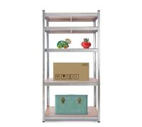 AREBOS Étagère Charge Lourde Étagère Rangement | 90 x 40 x 180 cm | Capacité de Charge jusqu'à 875 kg | Système d’emboîtage