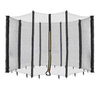 AREBOS Filet de sécurité pour Trampolines Filet de sécurité | Ø 305cm | 8 poteaux | Résistant aux UV