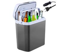 Arebos Glacière 20 litres | pour Refroidir et Garder au Chaud | Mini réfrigérateur | Glacière thermoélectrique | avec Mode ECO | 12/230 V pour Voiture et Prise électrique | Anthracite