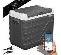 Arebos Glacière à compresseur 43 litres | Glacière électrique avec Commande APP pour Refroidir, congeler et Maintenir au Chaud | Réfrigérateur jusqu'à -20 °C | Glacière de Voiture avec Port USB