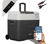 AREBOS Glacière à compresseur avec roulettes 47 litres avec Commande -20 °C