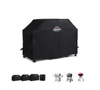 Arebos Housse de Barbecue 163 x 61 x 122 cm | Bâche de Protection étanche Pluie & poussière | Housse pour Barbecue à gaz | Résistante aux UV | Protection Durable pour Barbecue extérieur