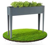 Arebos Jardinière surélevée 101,5 x 26 x 80 cm - Jardinière pour plantes - Jardinière - Jardinière - Parterre de légumes - Jardinière pour balcon - Idéal pour la culture de légumes, fruits, herbes