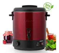 AREBOS Machine Mise en Conserve Automatique 28 L 2500 W Stérilisateur Bocaux