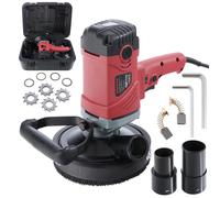 AREBOS Ponceuse à Beton Rabot fraiseuse a Beton 1500W Accessoires réglable