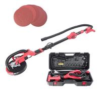 AREBOS Ponceuse à Bras Ponceuse Girafe | 750 W | 225 mm | Bras Télescopique | Prime | Système d’Aspiration Intégré