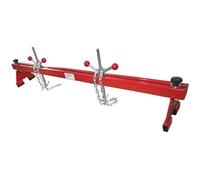Arebos Pont Moteur 500kg [730-1480mm] Traverse d'aile Levage Moteur Support Moteur Traverse Moteur | Acier Peint | Rouge