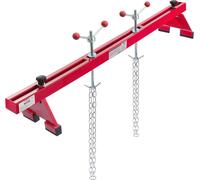 AREBOS Pont moteur 500kg [730-1480mm] Traverse d'aile lève-moteur Support moteur Traverse | Acier peint | Rouge
