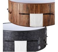 AREBOS Porte-Serviettes pour Spa et Piscine -Lot de 2 - Noir
