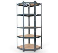 AREBOS rack d'angle rack lourd 180 x 70 x 70 cm 875 kg rack de cave rack enfichable anthracite