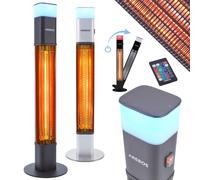 AREBOS Radiateur infrarouge Chauffage radiant électrique et extérieur