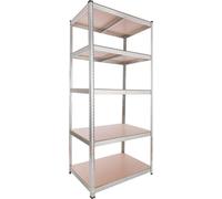 AREBOS Étagère Charge Lourde | 875 kg Capacité Totale | 200 x 90 x 60 cm | 5 étagères