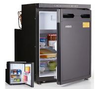 AREBOS Réfrigérateur à Compresseur 50L 12/24V avec Congélateur -20°C Camping