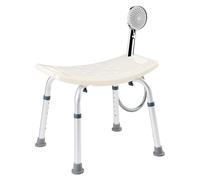 AREBOS Siège de Douche Tabouret de Douche à Hauteur Réglable Chaise de Bain