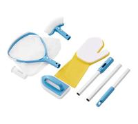 AREBOS Spa Kit de Nettoyage de Piscine | Kit d'entretien de Piscine 5 pièces | Kit d'entretien de Piscine | Accessoires pour Spa