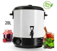 AREBOS Stérilisateur et distributeur de boissons chaudes autocuiseur 28 L | 1800 W| réglage de la température en continu 30-110 °C