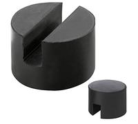 Arebos Support Universel en Caoutchouc pour crics et ponts élévateurs | Disque et Bloc en Caoutchouc 50 x 35,4 mm | Protection Stable et Durable pour Levage de véhicules