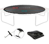AREBOS Tapis de saut Ø 317 pour trampolines Ø 366 cm 165 mm ressorts 72 oeillets